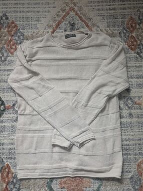 100 Percent Cotton Cream Pullover Sweater Xl